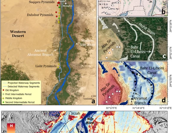 The Ancient Nile’s Close Encounter with the Pyramids!