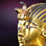 Grand Egyptian Museum interior showing Tutankhamun collection and royal treasures